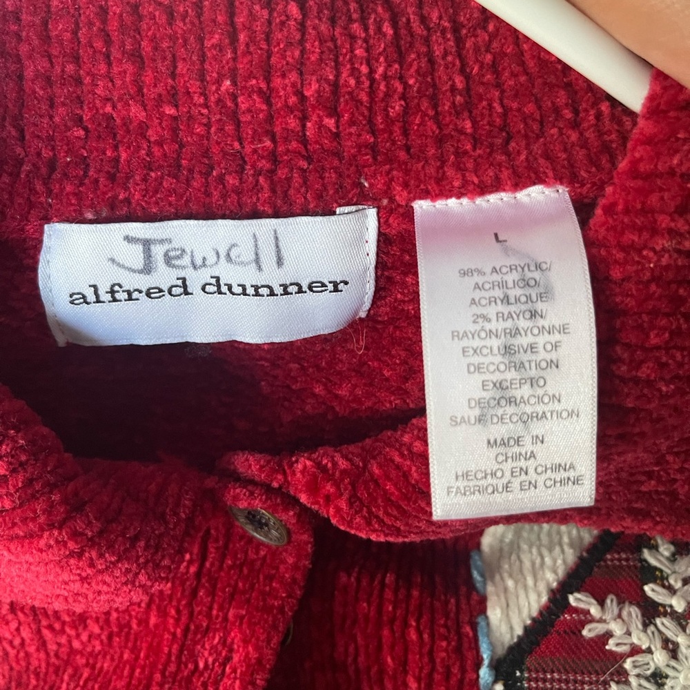 Alfred Dunner Patchwork Sweater Jacket! - image 4